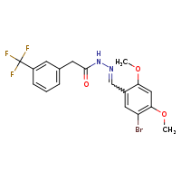 N'-[(E)-(5-bromo-2,4-dimethoxyphenyl)methylidene]-2-[3-(trifluoromethyl)phenyl]acetohydrazide