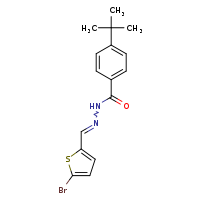 N'-[(E)-(5-bromothiophen-2-yl)methylidene]-4-tert-butylbenzohydrazide