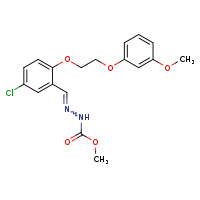 N'-[(E)-{5-chloro-2-[2-(3-methoxyphenoxy)ethoxy]phenyl}methylidene]methoxycarbohydrazide
