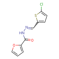 N'-[(E)-(5-chlorothiophen-2-yl)methylidene]furan-2-carbohydrazide