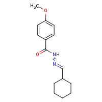 N'-[(E)-cyclohexylmethylidene]-4-methoxybenzohydrazide
