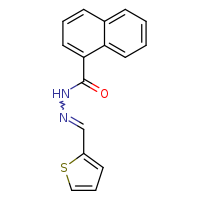 N'-[(E)-thiophen-2-ylmethylidene]naphthalene-1-carbohydrazide