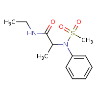 N-ethyl-2-(N-phenylmethanesulfonamido)propanamide