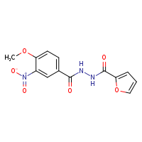 N'-(furan-2-carbonyl)-4-methoxy-3-nitrobenzohydrazide