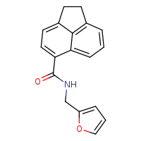 N-(furan-2-ylmethyl)-1,2-dihydroacenaphthylene-5-carboxamide