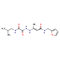 N-(furan-2-ylmethyl)-3-{[(2-methylpropyl)carbamoyl]formohydrazido}but-2-enamide