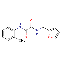 N-(furan-2-ylmethyl)-N'-(2-methylphenyl)ethanediamide