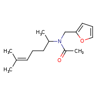 N-(furan-2-ylmethyl)-N-(6-methylhept-5-en-2-yl)acetamide