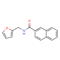 N-(furan-2-ylmethyl)naphthalene-2-carboxamide
