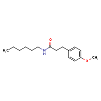 N-hexyl-3-(4-methoxyphenyl)propanamide