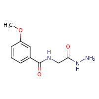 N-[(hydrazinecarbonyl)methyl]-3-methoxybenzamide