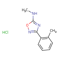 N-methyl-3-(2-methylphenyl)-1,2,4-oxadiazol-5-amine hydrochloride
