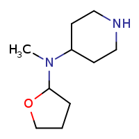 N-methyl-N-(oxolan-2-yl)piperidin-4-amine