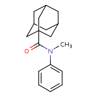 N-methyl-N-phenyladamantane-1-carboxamide