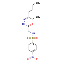 N-({N'-[(3Z)-heptan-3-ylidene]hydrazinecarbonyl}methyl)-4-nitrobenzenesulfonamide