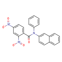 N-(naphthalen-2-yl)-2,4-dinitro-N-phenylbenzamide