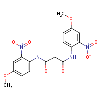 N,N'-bis(4-methoxy-2-nitrophenyl)propanediamide