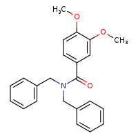 N,N-dibenzyl-3,4-dimethoxybenzamide