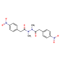 N,N'-dimethyl-2-(4-nitrophenyl)-N'-[2-(4-nitrophenyl)acetyl]acetohydrazide