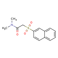 N,N-dimethyl-2-(naphthalene-2-sulfonyl)acetamide
