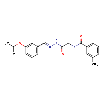 N-({N'-[(E)-(3-isopropoxyphenyl)methylidene]hydrazinecarbonyl}methyl)-3-methylbenzamide