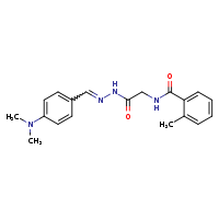 N-({N'-[(E)-[4-(dimethylamino)phenyl]methylidene]hydrazinecarbonyl}methyl)-2-methylbenzamide