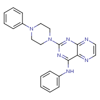 N-phenyl-2-(4-phenylpiperazin-1-yl)pteridin-4-amine