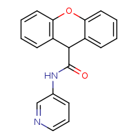 N-(pyridin-3-yl)-9H-xanthene-9-carboxamide