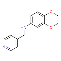 N-(pyridin-4-ylmethyl)-2,3-dihydro-1,4-benzodioxin-6-amine