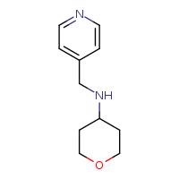 N-(pyridin-4-ylmethyl)oxan-4-amine