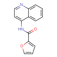 N-(quinolin-4-yl)furan-2-carboxamide