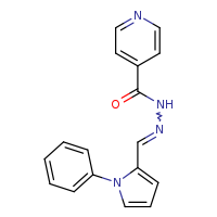 N'-[(Z)-(1-phenylpyrrol-2-yl)methylidene]pyridine-4-carbohydrazide