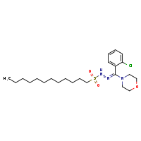 N'-[(Z)-(2-chlorophenyl)(morpholin-4-yl)methylidene]dodecane-1-sulfonohydrazide