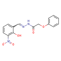 N'-[(Z)-(2-hydroxy-3-nitrophenyl)methylidene]-2-phenoxyacetohydrazide
