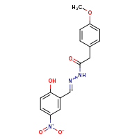 N'-[(Z)-(2-hydroxy-5-nitrophenyl)methylidene]-2-(4-methoxyphenyl)acetohydrazide