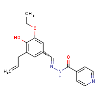 N'-[(Z)-[3-ethoxy-4-hydroxy-5-(prop-2-en-1-yl)phenyl]methylidene]pyridine-4-carbohydrazide
