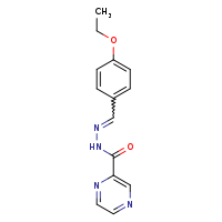 N'-[(Z)-(4-ethoxyphenyl)methylidene]pyrazine-2-carbohydrazide
