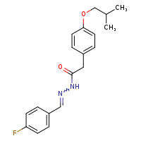 N'-[(Z)-(4-fluorophenyl)methylidene]-2-[4-(2-methylpropoxy)phenyl]acetohydrazide