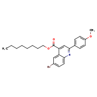 octyl 6-bromo-2-(4-methoxyphenyl)quinoline-4-carboxylate