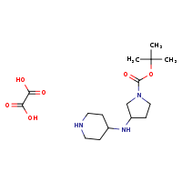 oxalic acid; tert-butyl 3-(piperidin-4-ylamino)pyrrolidine-1-carboxylate
