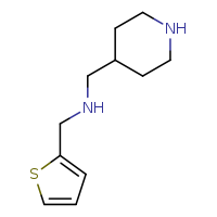 (piperidin-4-ylmethyl)(thiophen-2-ylmethyl)amine