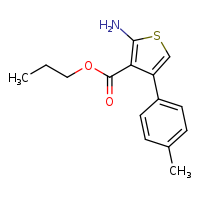 propyl 2-amino-4-(4-methylphenyl)thiophene-3-carboxylate