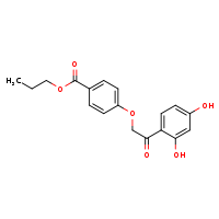 propyl 4-[2-(2,4-dihydroxyphenyl)-2-oxoethoxy]benzoate