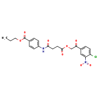 propyl 4-{4-[2-(4-chloro-3-nitrophenyl)-2-oxoethoxy]-4-oxobutanamido}benzoate