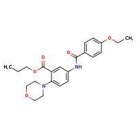 propyl 5-(4-ethoxybenzamido)-2-(morpholin-4-yl)benzoate