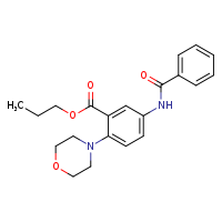 propyl 5-benzamido-2-(morpholin-4-yl)benzoate