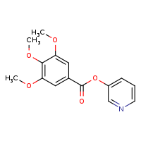 pyridin-3-yl 3,4,5-trimethoxybenzoate