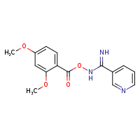 pyridin-3-ylmethanimidamido 2,4-dimethoxybenzoate