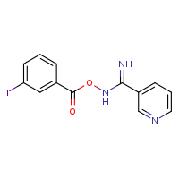 pyridin-3-ylmethanimidamido 3-iodobenzoate