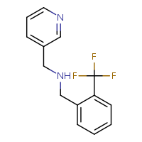 (pyridin-3-ylmethyl)({[2-(trifluoromethyl)phenyl]methyl})amine